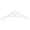 Ekena Millwork Pitch Brontes Architectural Grade PVC Gable Pediment, 48"W x 14"H x 1"P (7/12) GPP048X014X100BRO - alternate 4